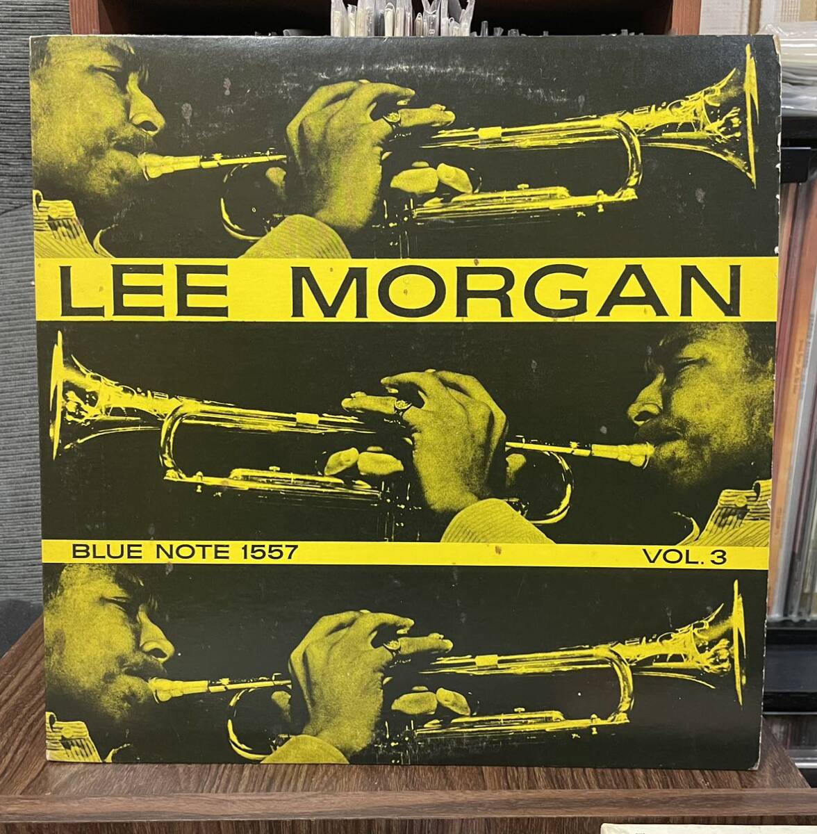 送料込みJAZZ LP 人気タイトルリー モーガン /LEE MORGAN /BLUE NOTE /MONO/ LEE MORGAN Volume 3/BLP 1557/mono/ 米盤UAレーベル当時物の画像1