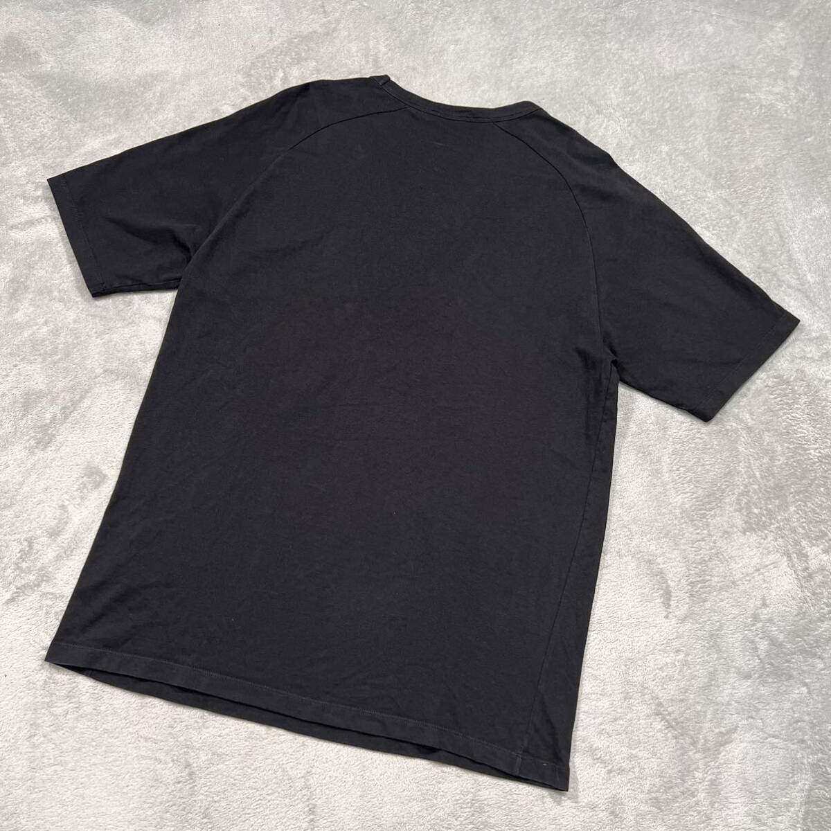 1円〜 美品 MONCLER モンクレール マグリア 半袖Tシャツ ブラック Lサイズ 7685の画像2