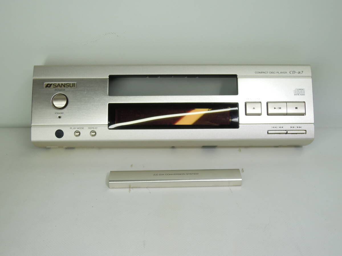 SANSUI CD-α7 フロントパネルの画像1