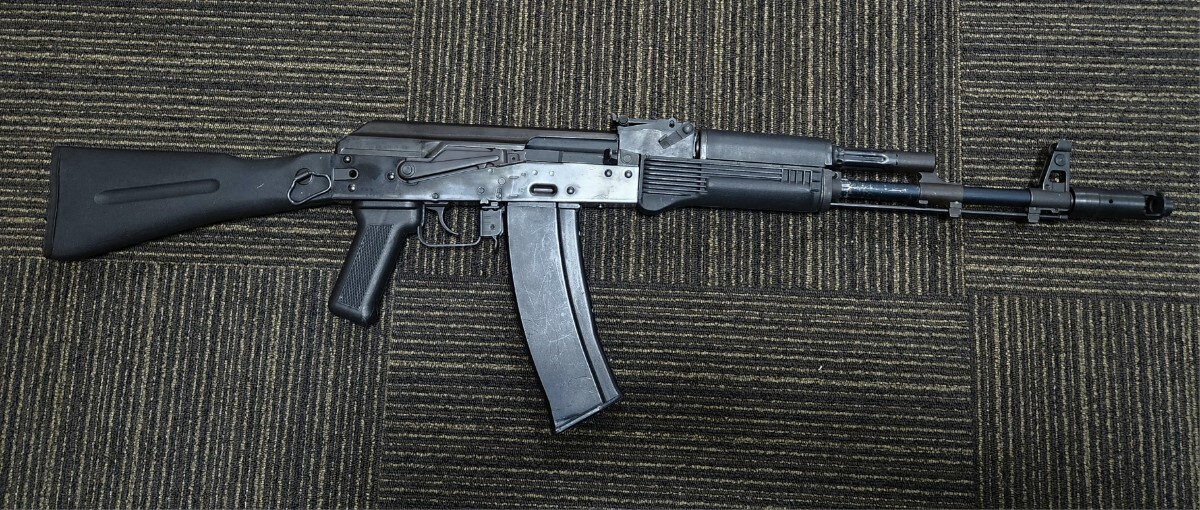 GKH AK74M GBB ガスガン ロシア軍 ソ連 ライフル エアガン サバゲー 装備 AK レール付きトップカバー換装済 の画像1