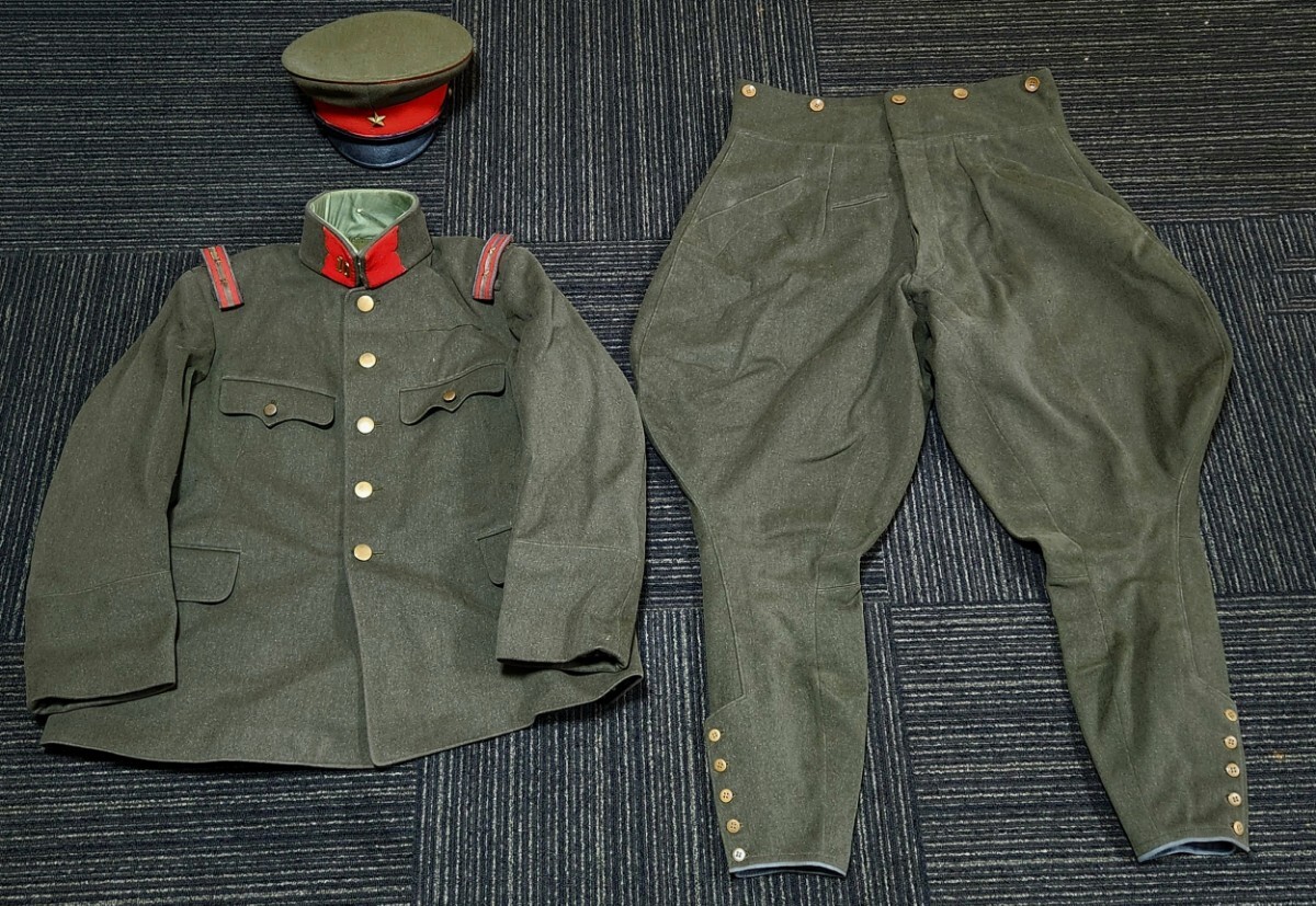 昭五式将校軍衣袴 上下完全揃 美品 日本陸軍服軍刀軍服 旧日本陸軍 旧日本軍 陸軍 上下セット 大日本帝国 軍袴 の画像1