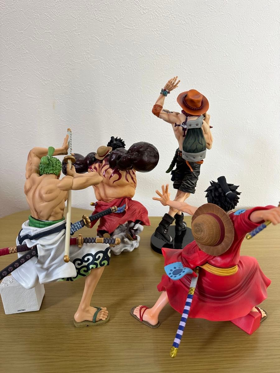 BWFC smsp ルフィ太郎 ゾロ十郎 バウンドマン bwfc smspルフィ太郎 ゾロ十郎 エース バウンドマン a賞 4体SET