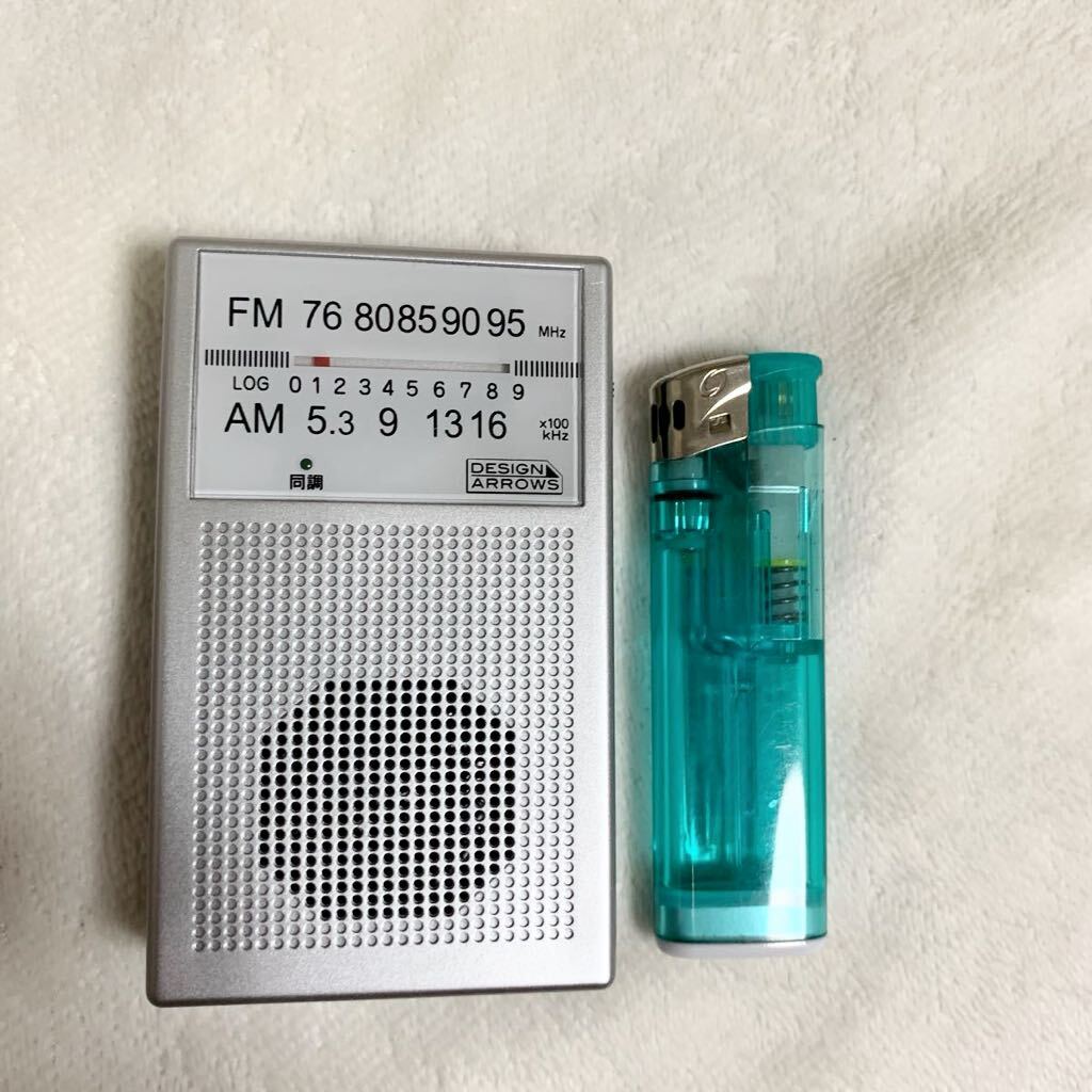 AM FM ポケットラジオ 携帯ラジオ ジャンク品_画像7
