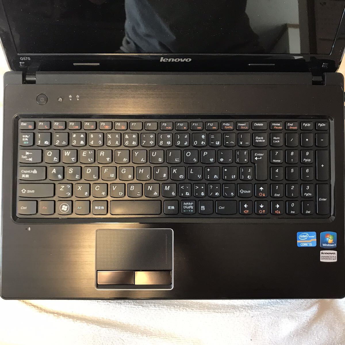 Lenovo G570 i5/4GB/320GB OS無し ジャンク ACアダプター付属 ノートパソコンの画像3