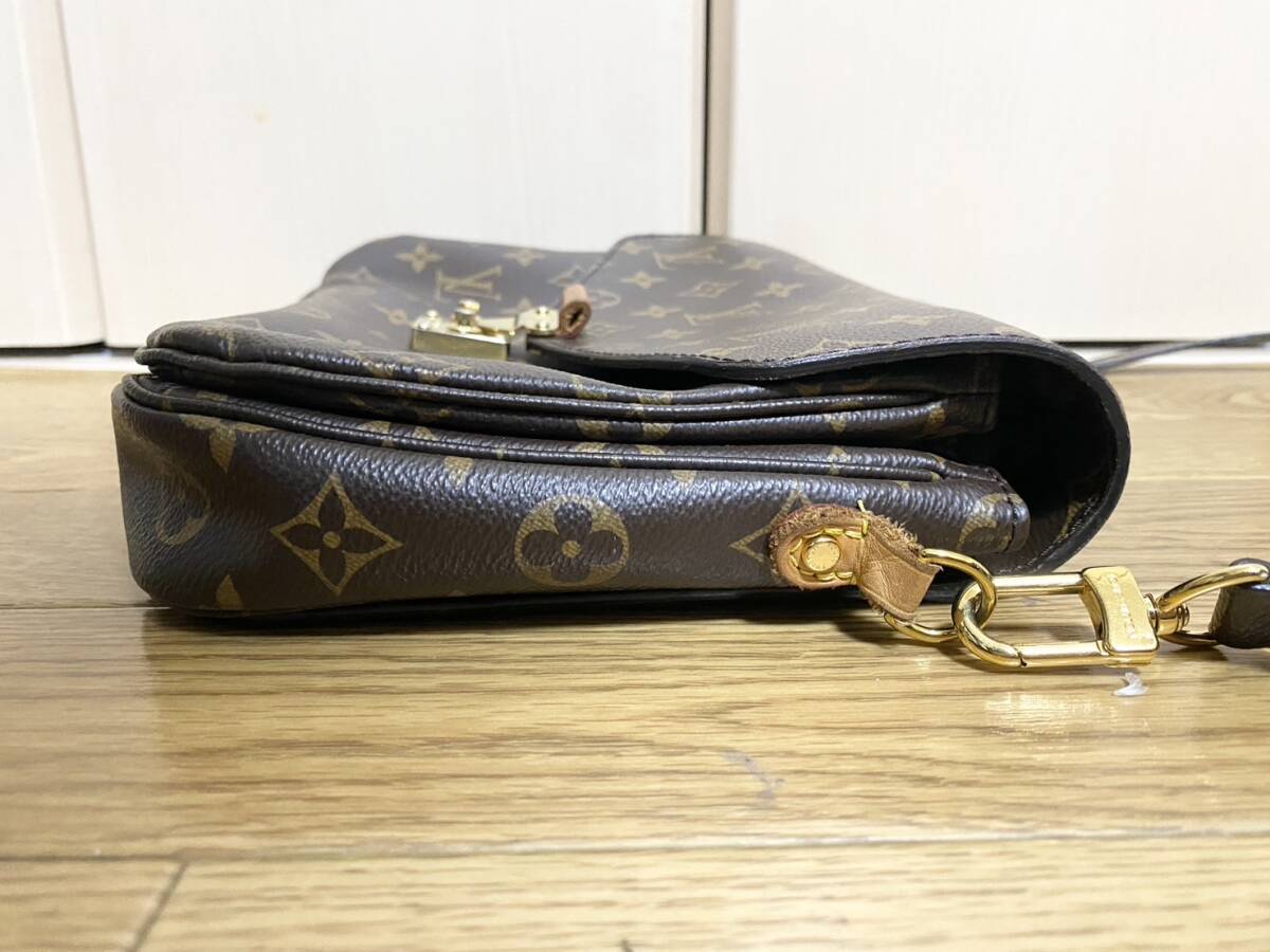 【美品】 LOUIS VUITTON ルイヴィトン ポシェット メティスMM M44875 モノグラム ハンドバッグ ショルダーバッグ 2way ブラウンの画像4