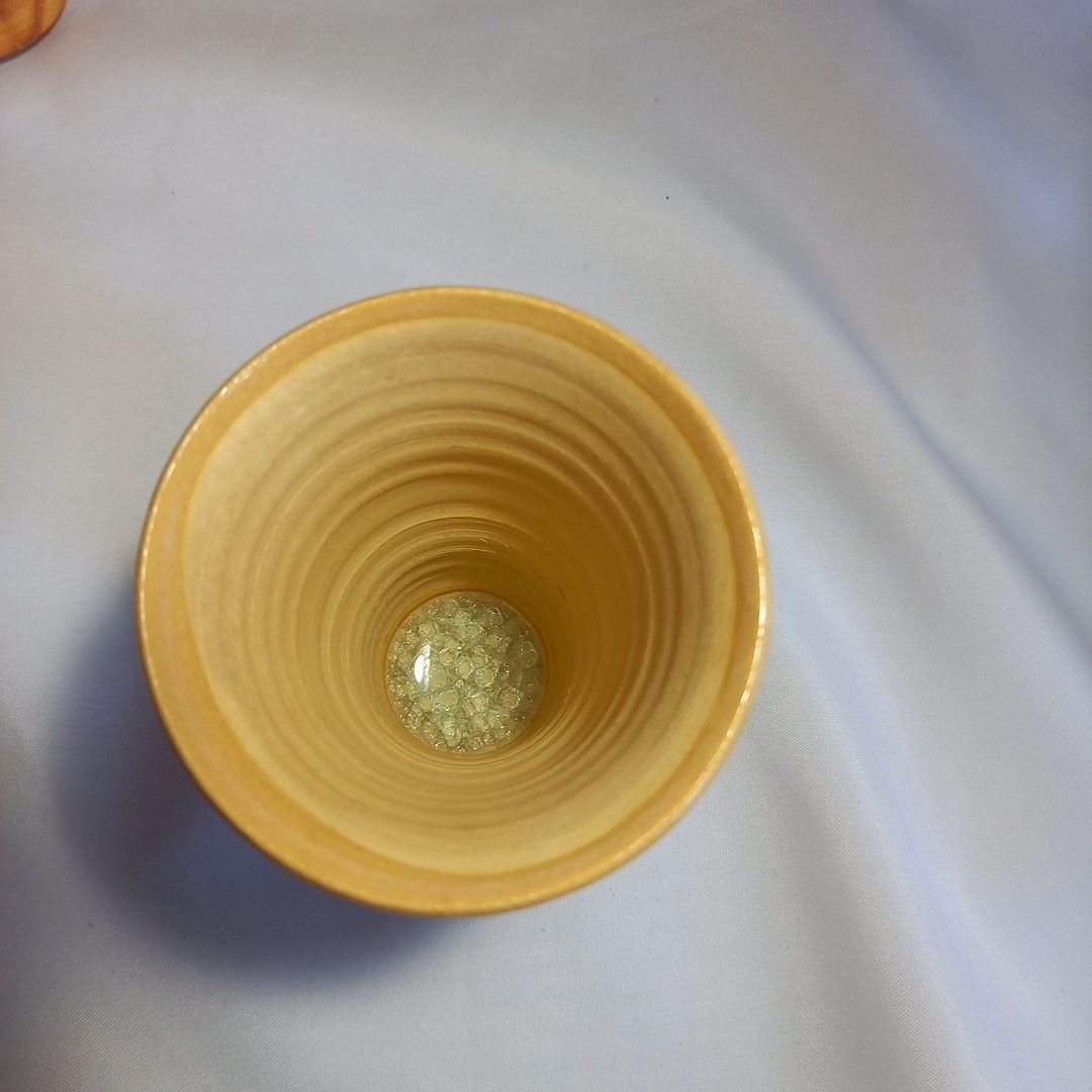 珍しい　萩焼　フリーカップ　窯元幸月　ガラス　綺麗 茶器 和食器　グラス