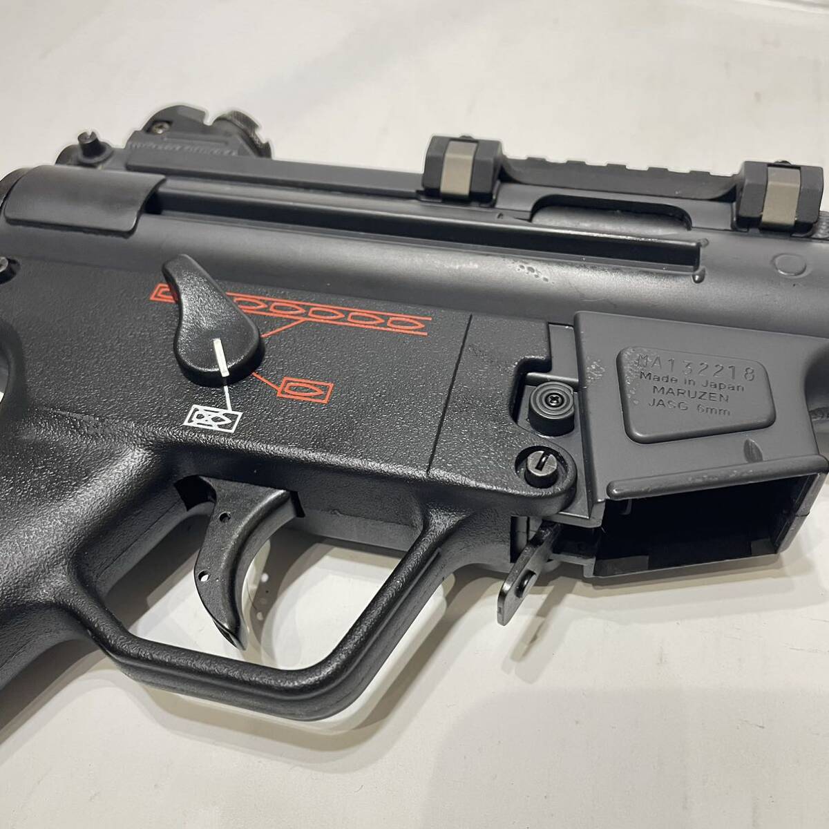 1円〜 マルゼン MARUZEN H&K MP5K クルツ ガスブローバック ヘッケラーアンドコック ガスガン マガジン欠品_画像8