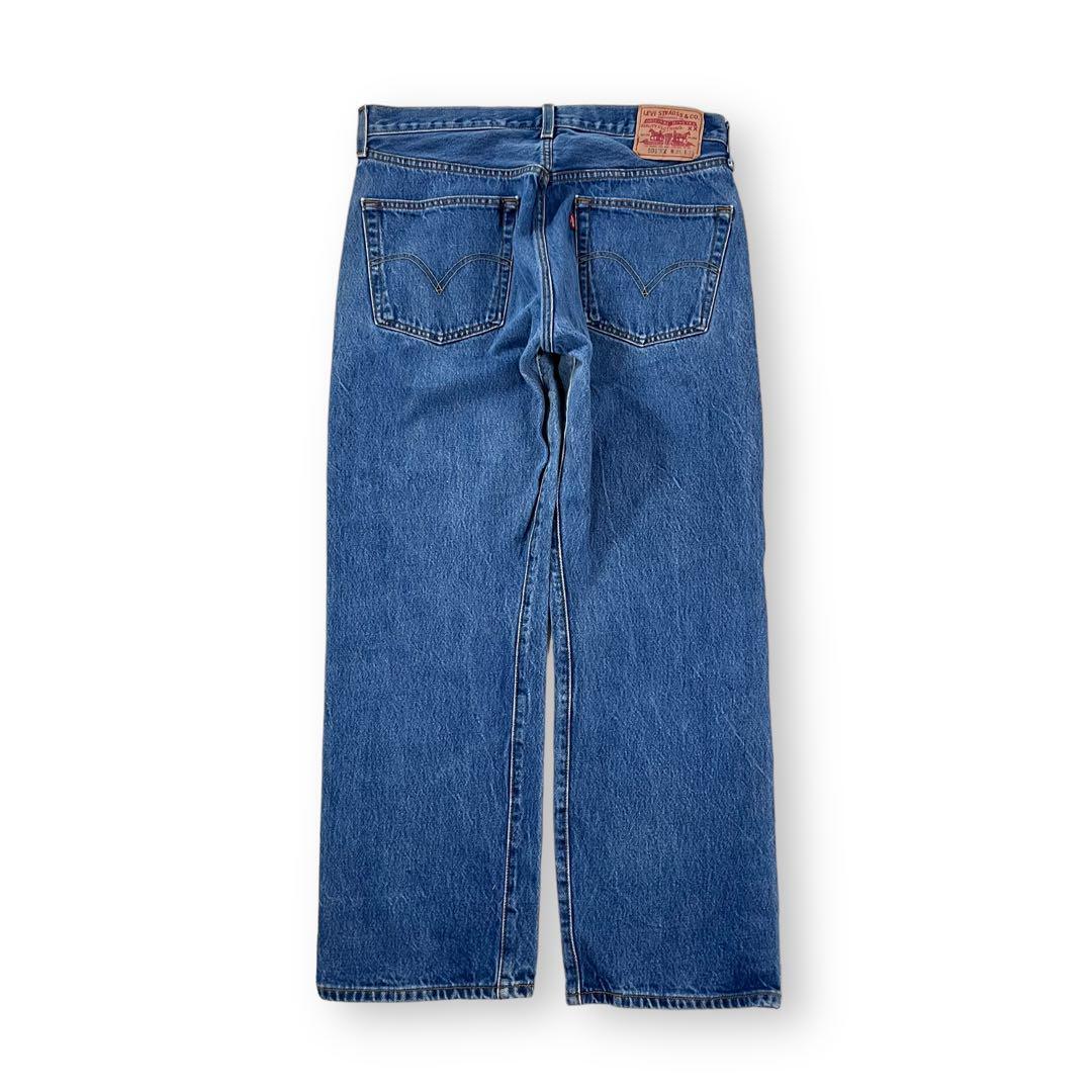 Levi's 501xx デニム 古着 W35 L31 ブルー インディゴ_画像2