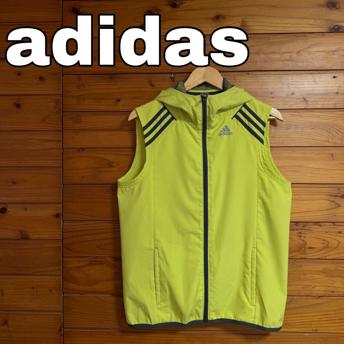 クロスショート　スリーブジャケット　adidas パーカー_画像1