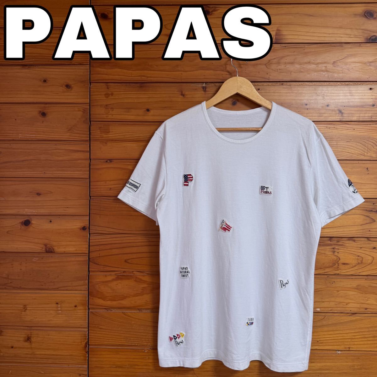 パパス　tシャツ ワッペン