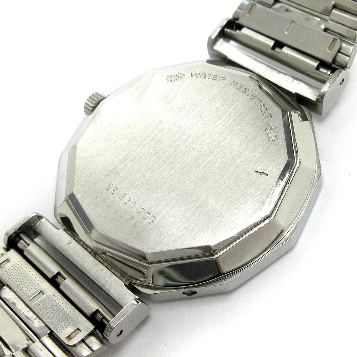 1 jpy Corum Admiral z cup men's Date silver 99.830.20B clock CORUM quartz operation goods 