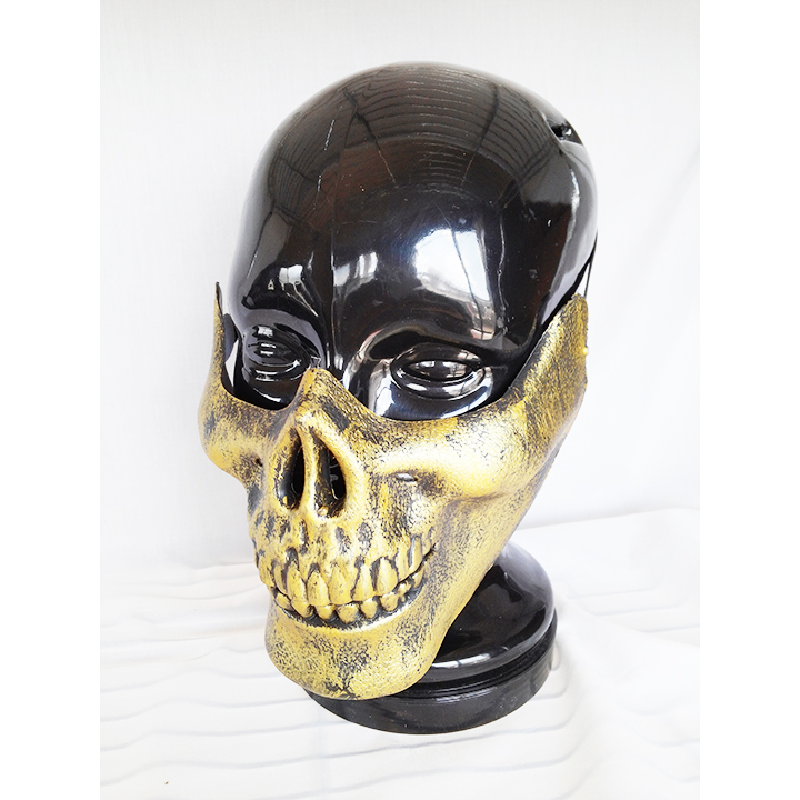  half mask gaikotsu Skull Halloween cosplay kos player mask mask 1559
