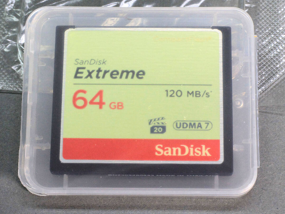 【17】 San Disk Extreme CommpactFlash Card サンディスク コンパクトフラッシュカード 64GBの画像6