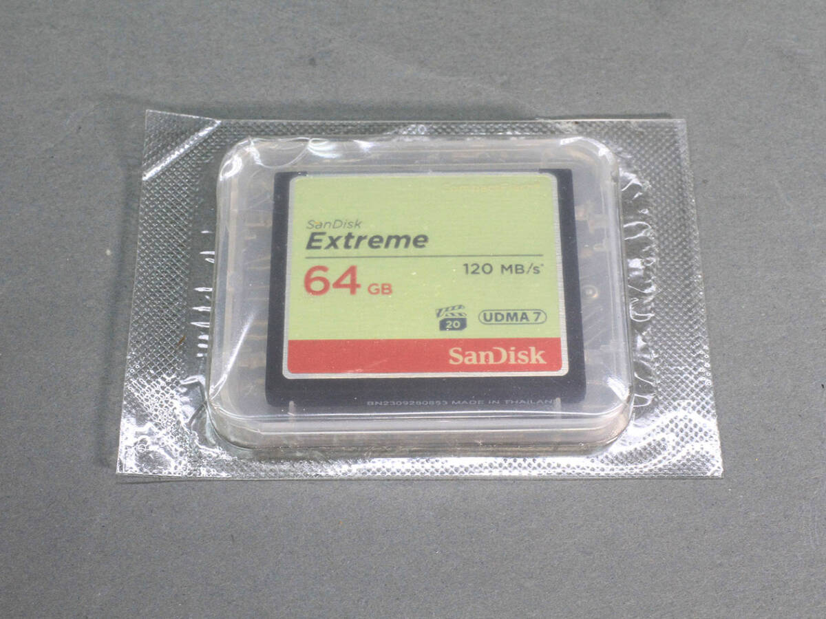 【17】 San Disk Extreme CommpactFlash Card サンディスク コンパクトフラッシュカード 64GBの画像4