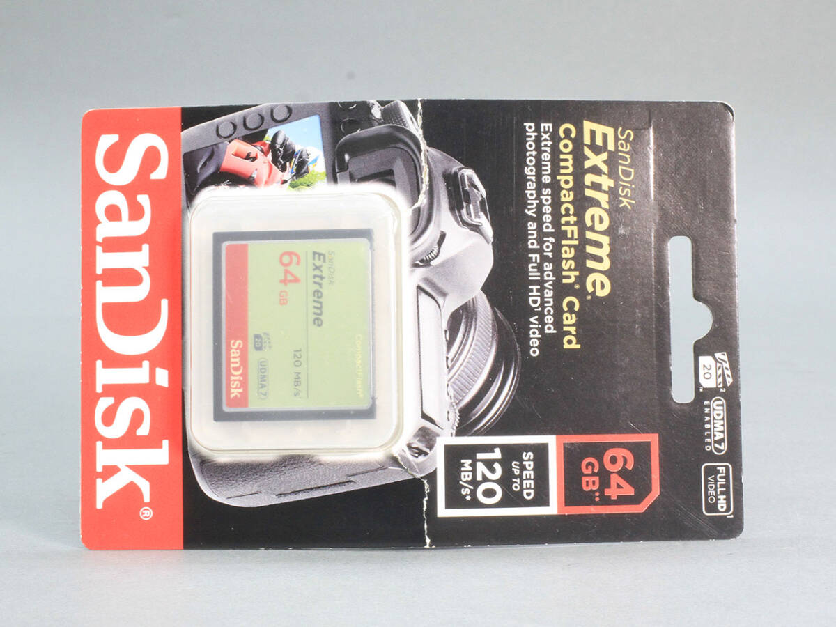 【17】 San Disk Extreme CommpactFlash Card サンディスク　コンパクトフラッシュカード　64GB