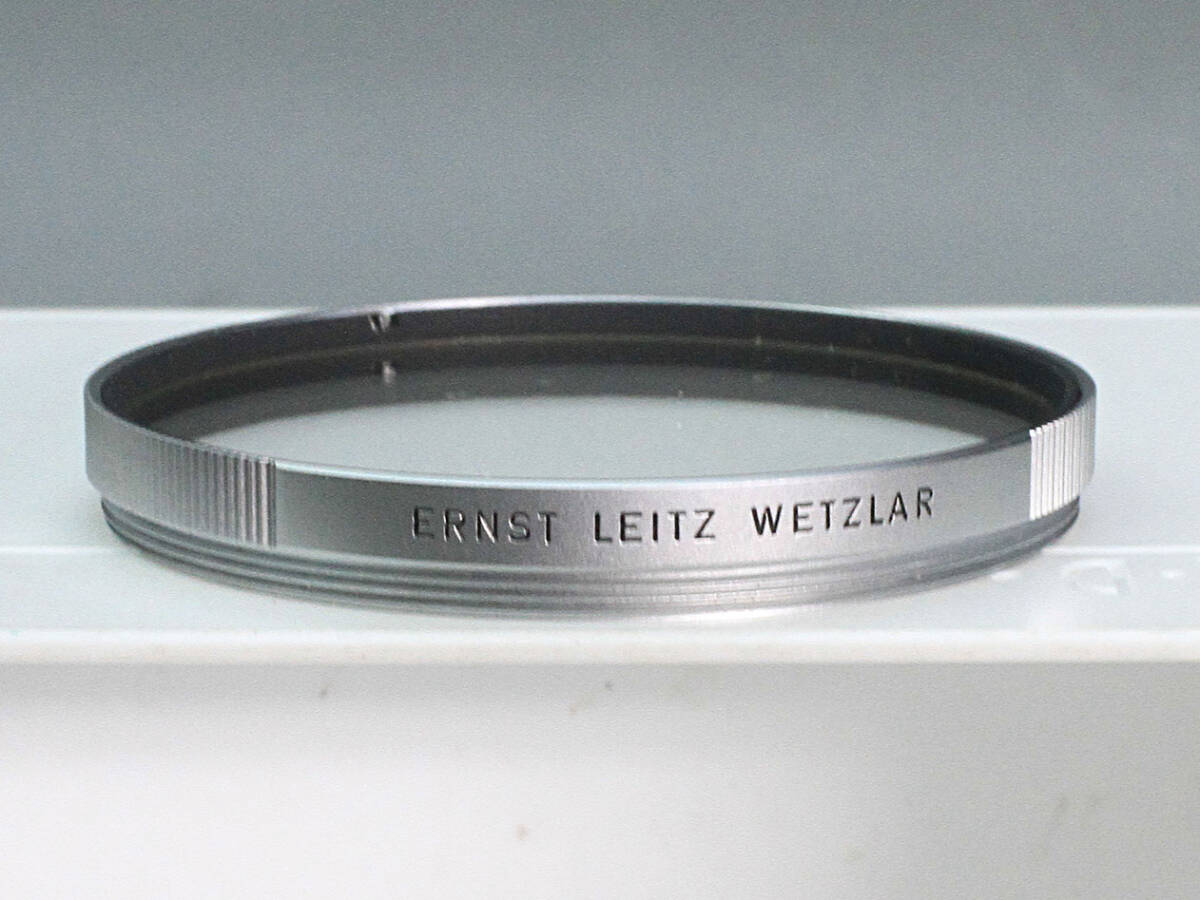 【69-7】ERNST LEITZ WETZLAR  LEICA Filter 58mm UVa(赤文字)フィルタークロームE58の画像8