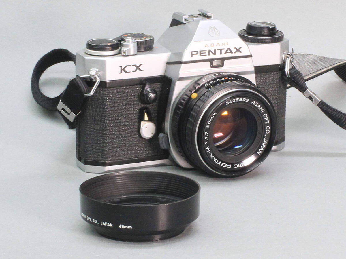 【09】PENTAX KX smcPENTAX 1:1.7　50mm　レンズ付_画像1