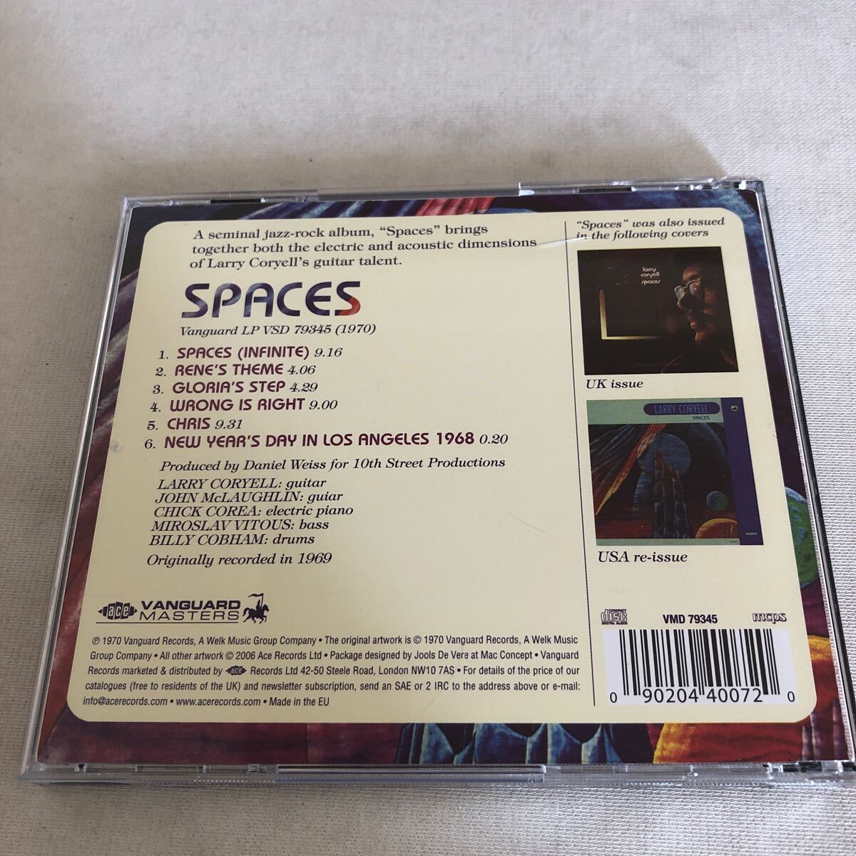 【サイン入り】larry coryell/spaces ラリー・コリエル_画像2