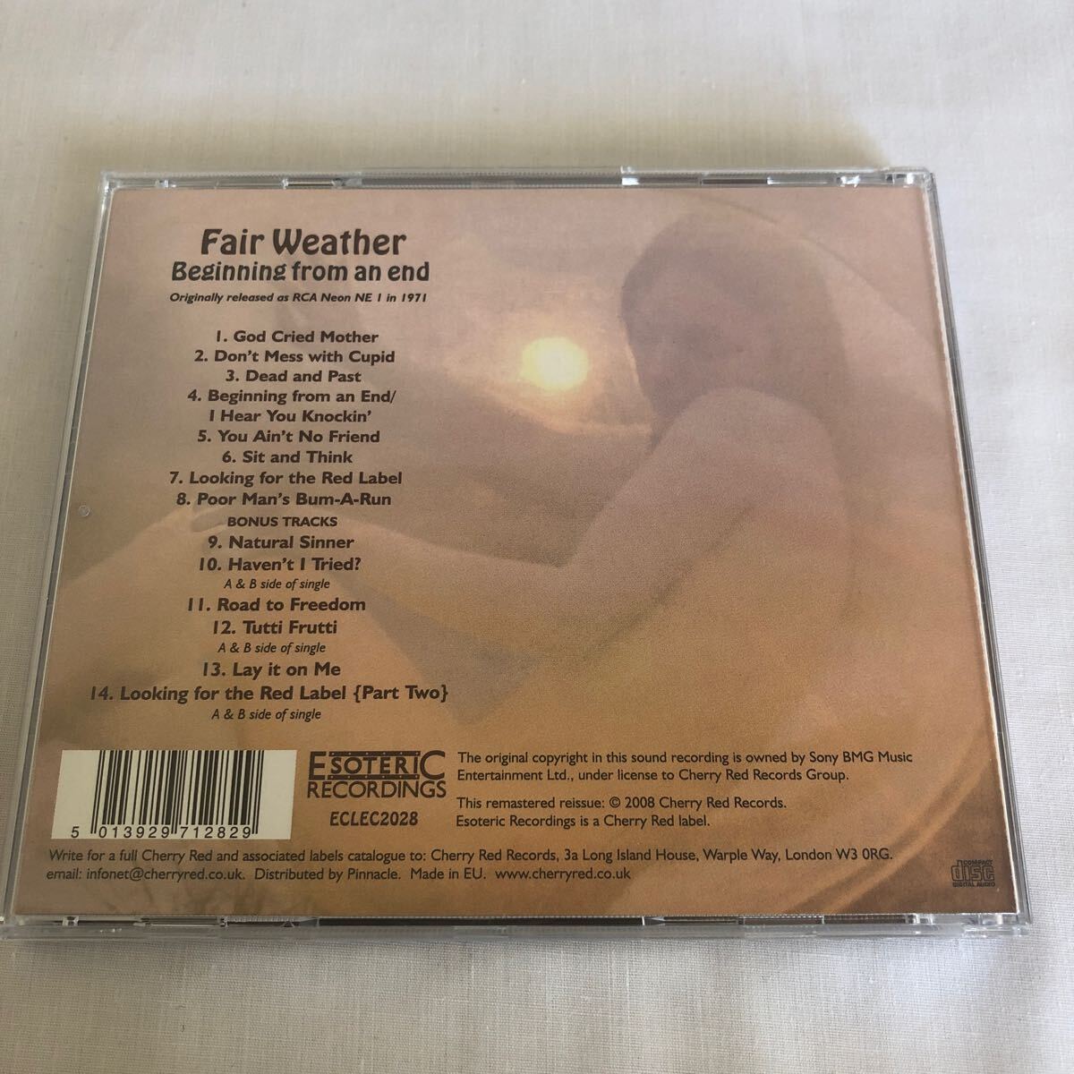 【サイン入り】fair weather/beginning from an end フェア・ウェザー_画像2