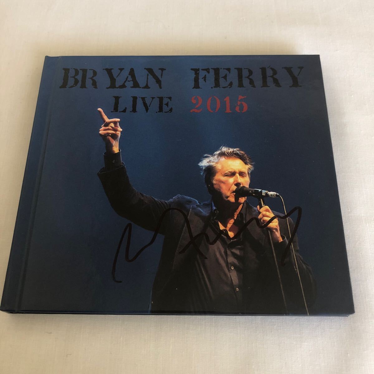 【サイン入り】bryan ferry/live 2015 ブライアン・フェリー ロキシー・ミュージック roxy musicの画像1