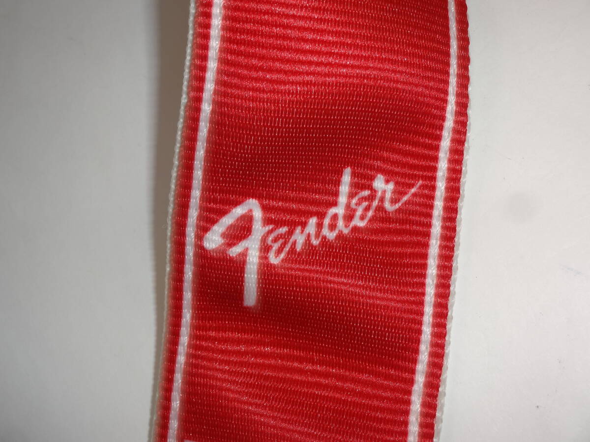 Fender Monogrammed Straps モノグラム・ストラップ CANDY APPLE RED（キャンディアップル・レッド）ギターストラップ【送料無料】_画像2