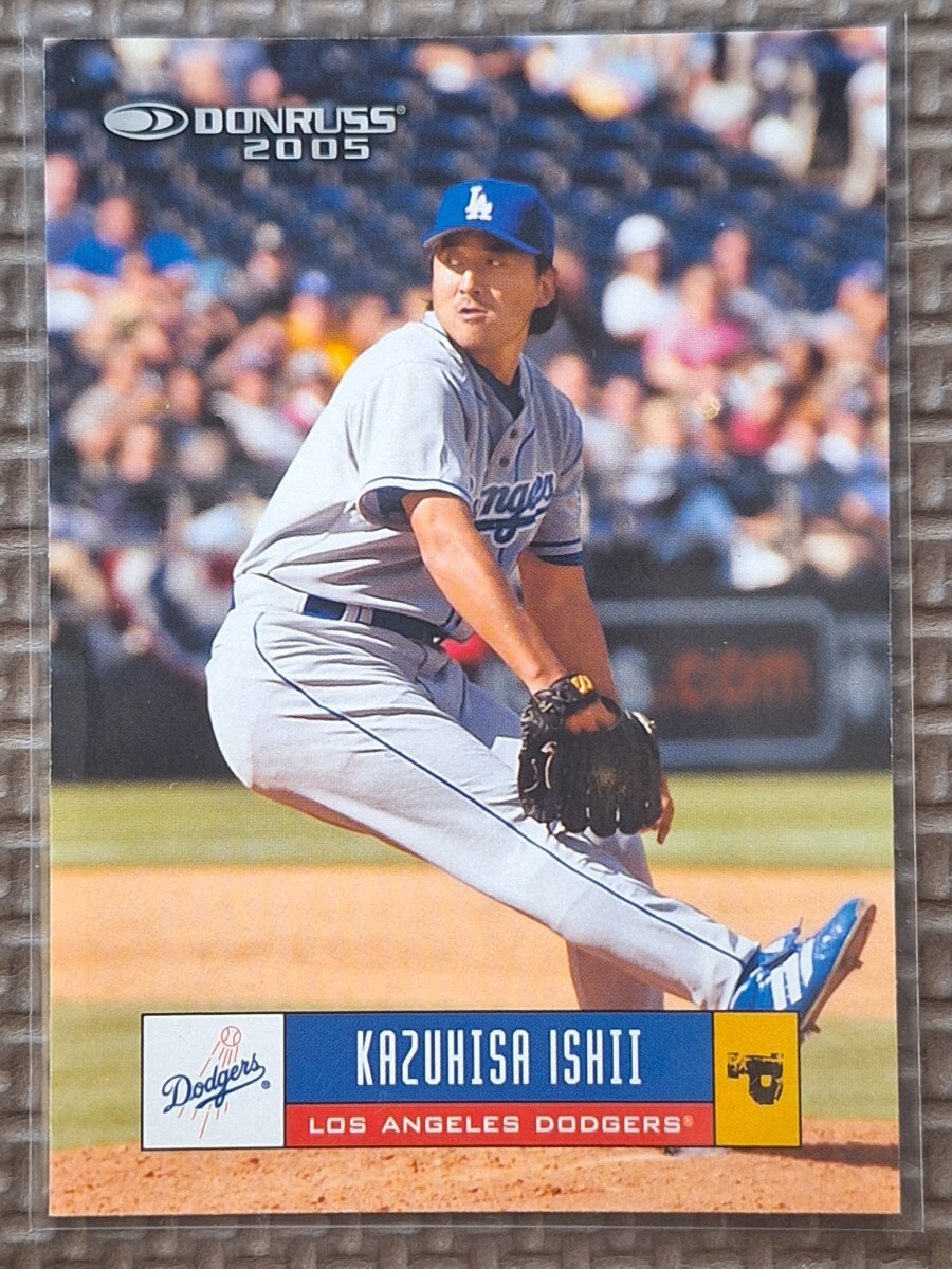 2005 Donruss #223 KAZUHISA ISHII Los Angeles Dodgers Yakult Swallowsの画像1