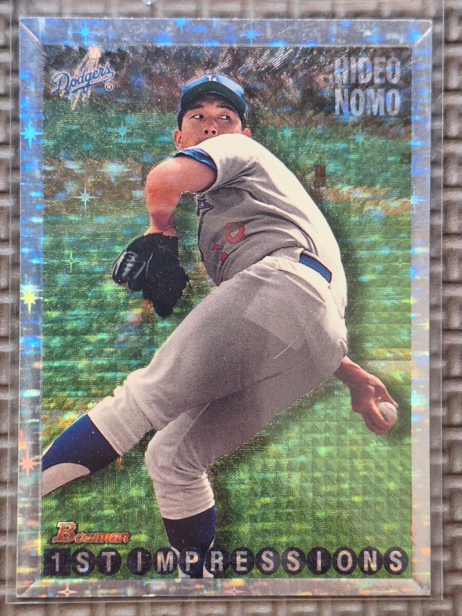 1995 Bowman #238 HIDEO NOMO RC 1st Impressions Los Angeles Dodgers Kintetsu Buffaloesの画像1