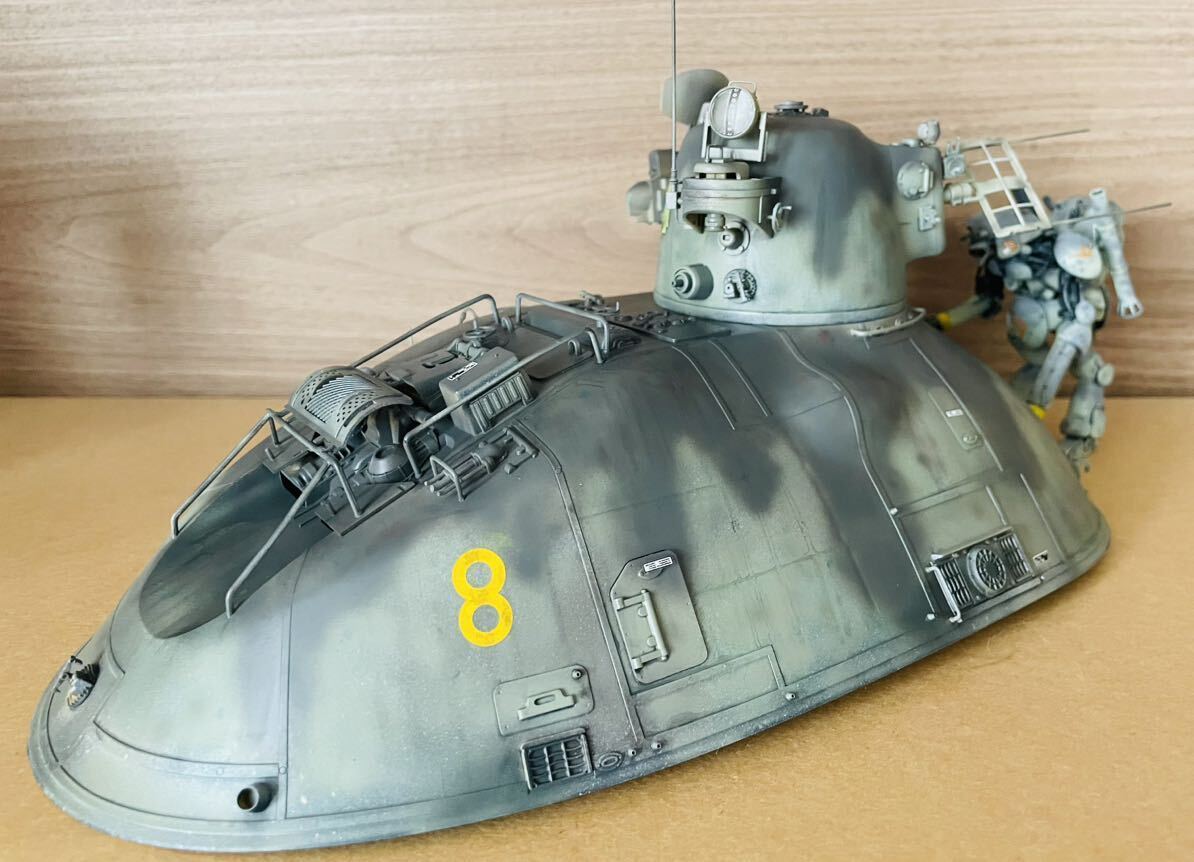 ハセガワ MK04 1/35 シュトラール軍無人ホバー戦車 P.K.H.103 ナッツロッカー 塗装済完成品の画像3