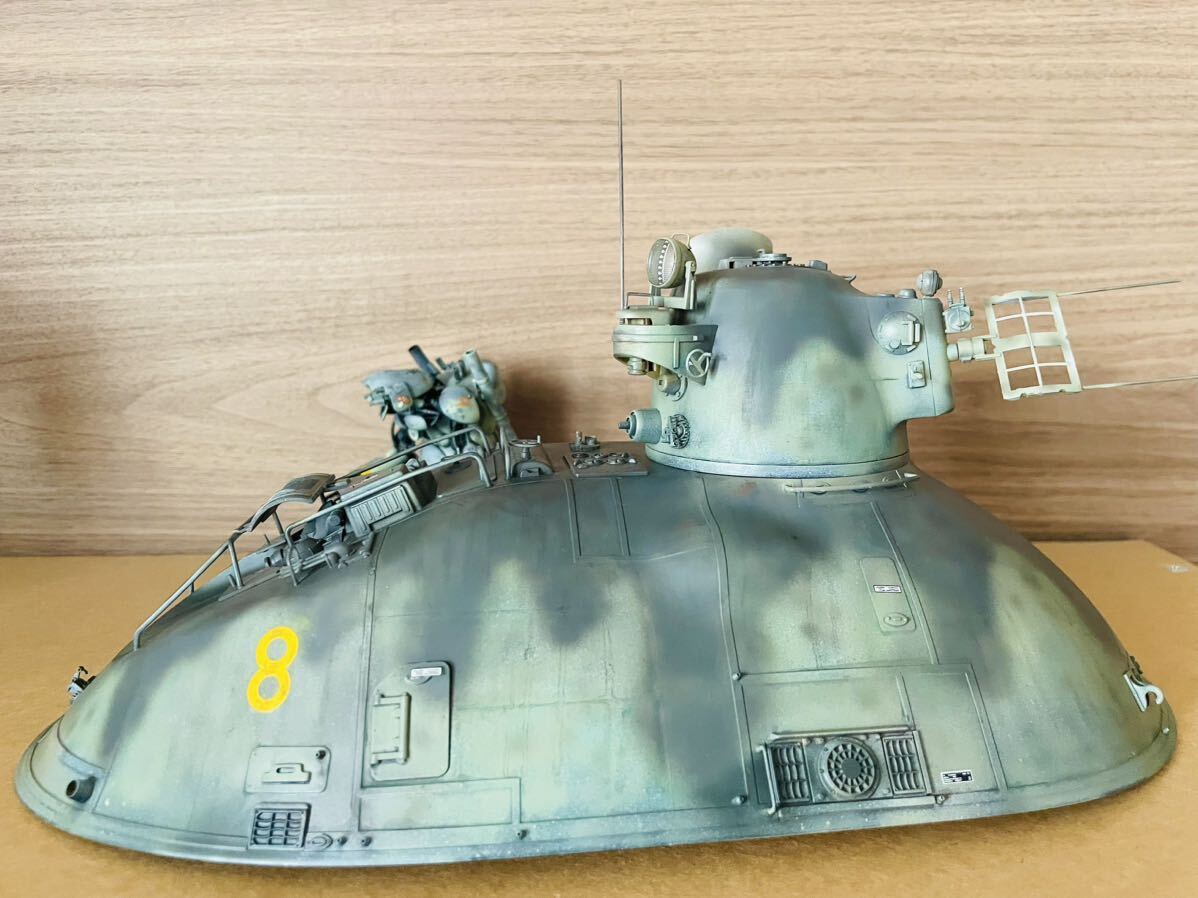 ハセガワ MK04 1/35 シュトラール軍無人ホバー戦車 P.K.H.103 ナッツロッカー 塗装済完成品の画像2