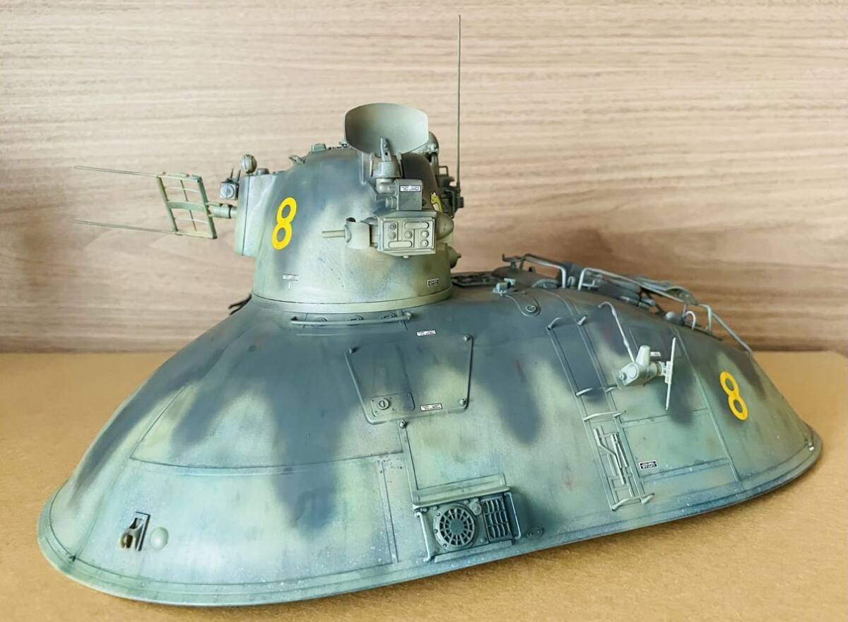 ハセガワ MK04 1/35 シュトラール軍無人ホバー戦車 P.K.H.103 ナッツロッカー 塗装済完成品の画像1