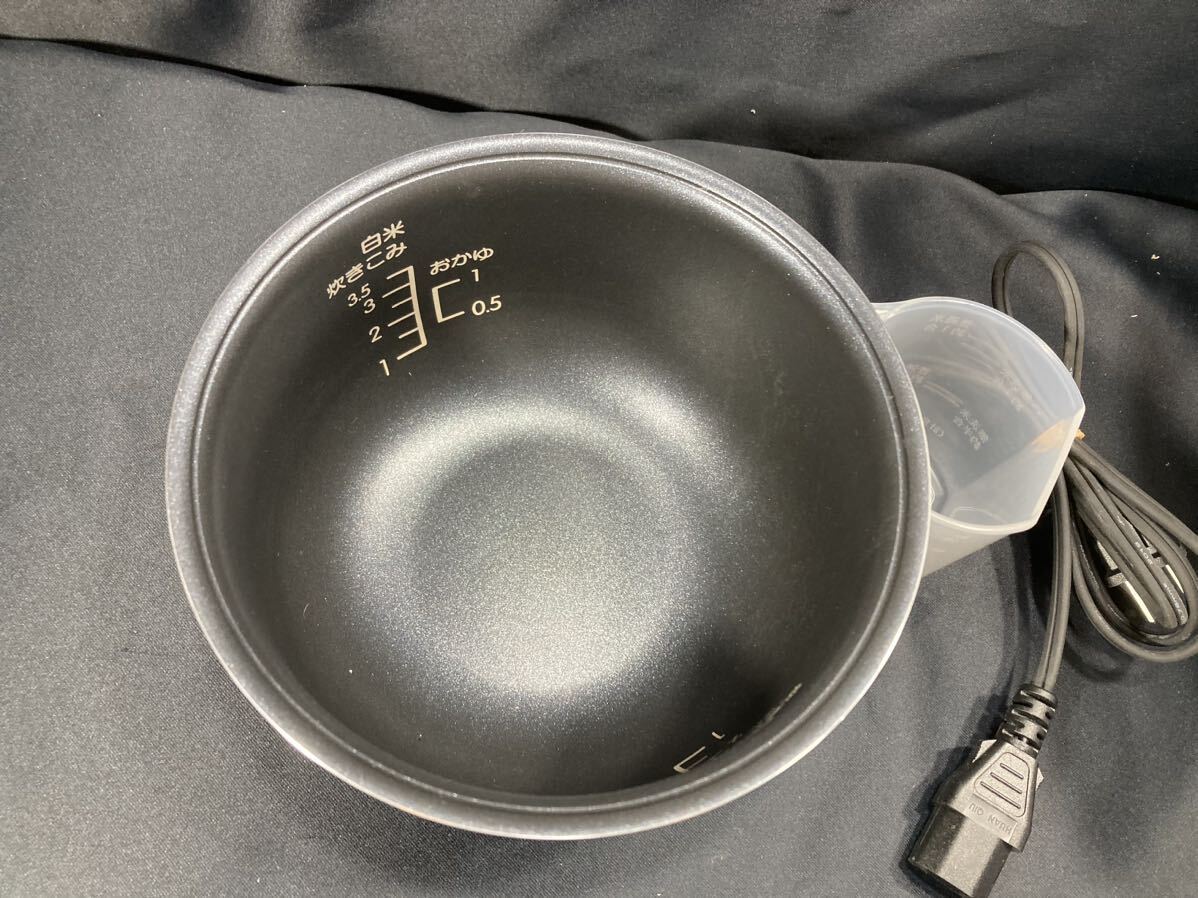 美品 BONABONA マイコン炊飯ジャー 3.5合 炊飯器 BK-R60-WH_画像10