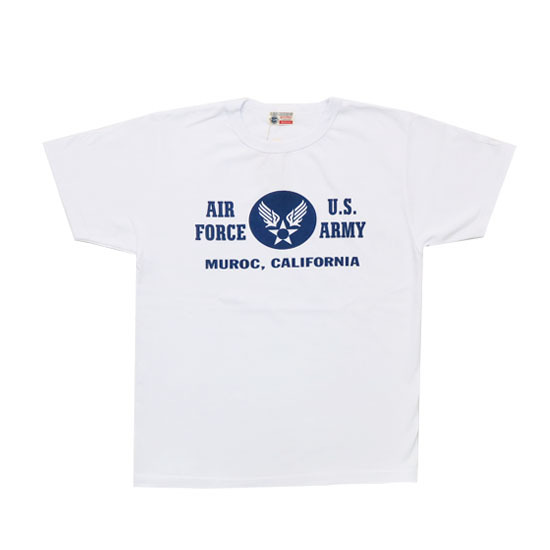 BUZZ RICKSON'S 半袖 Ｔシャツ　“U.S.A.A.F.MUROC，CA” BR79044 ホワイト　XLサイズ　バズリクソンズ_画像1