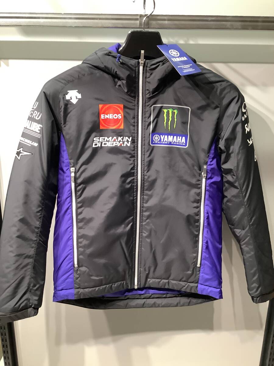 【限定品】YAMAHA MotoGP ファクトリーレーシング オフィシャルチームウェア 2019年モデル Team AUTHENTIC パーカージャケット Sサイズ_画像2