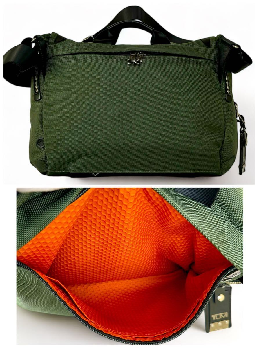 【希少品】Tumi トゥミALPHA BRAVO メッセンジャーバッグ　2way　_画像4