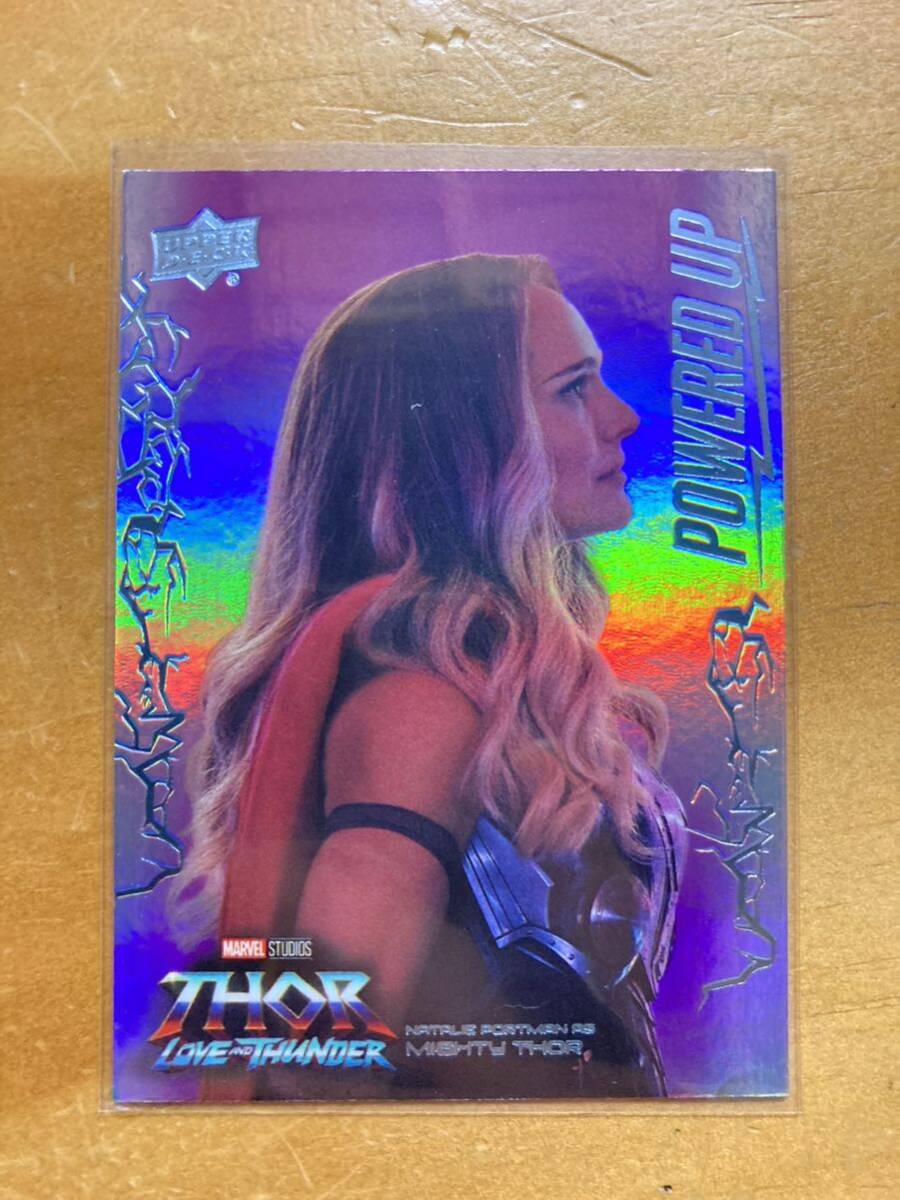 2023 UPPER DECK THOR LOVE AND THUNDER POWERED UP MIGHTY THOR INSERT#PU-1_画像1