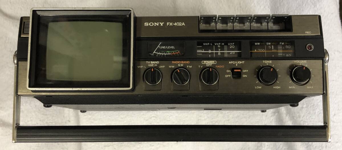 SONY TV/ラジオ/カセットレコーダー FX-402A 現状品_画像8