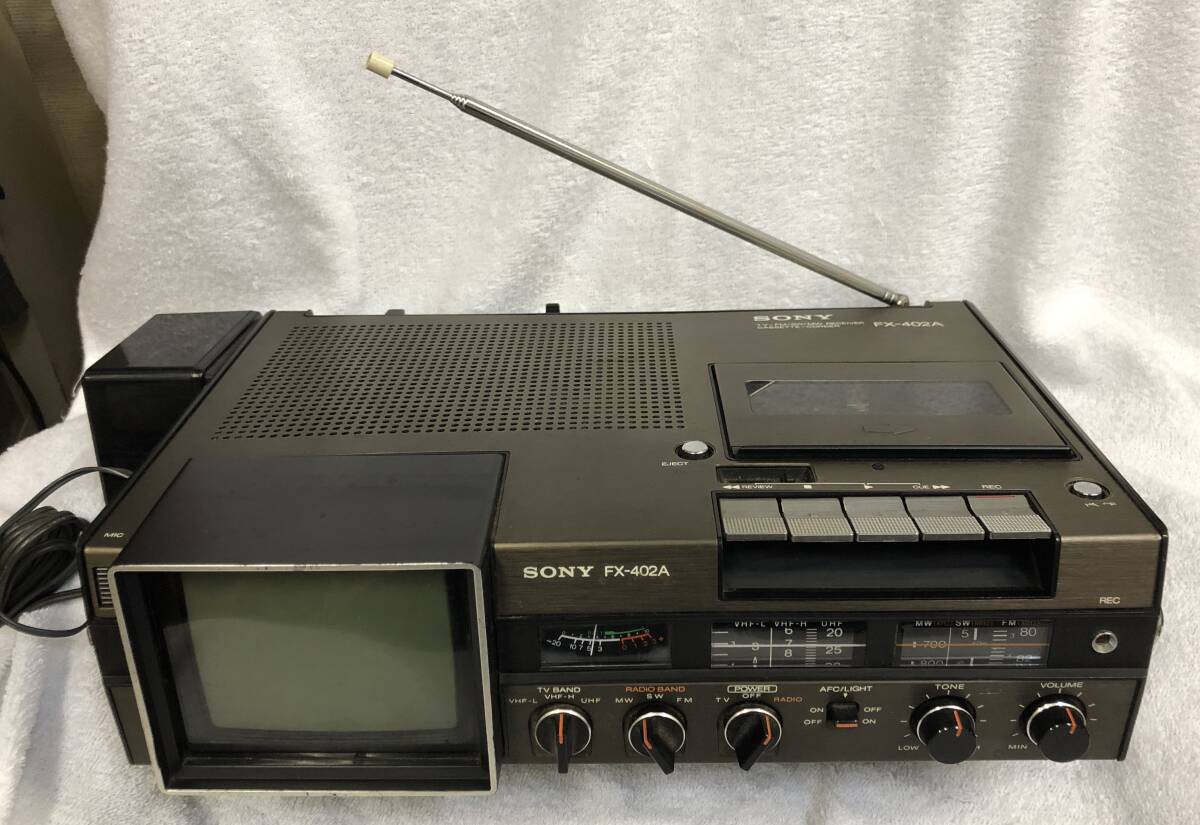 SONY TV/ラジオ/カセットレコーダー FX-402A 現状品_画像3