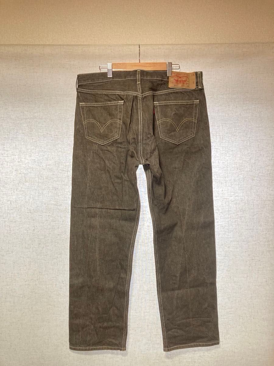 Levi's リーバイス 501 先染め ブラウンデニム カラーデニム Levi's リーバイス 501 先染め ブラウンデニム カラーデニム