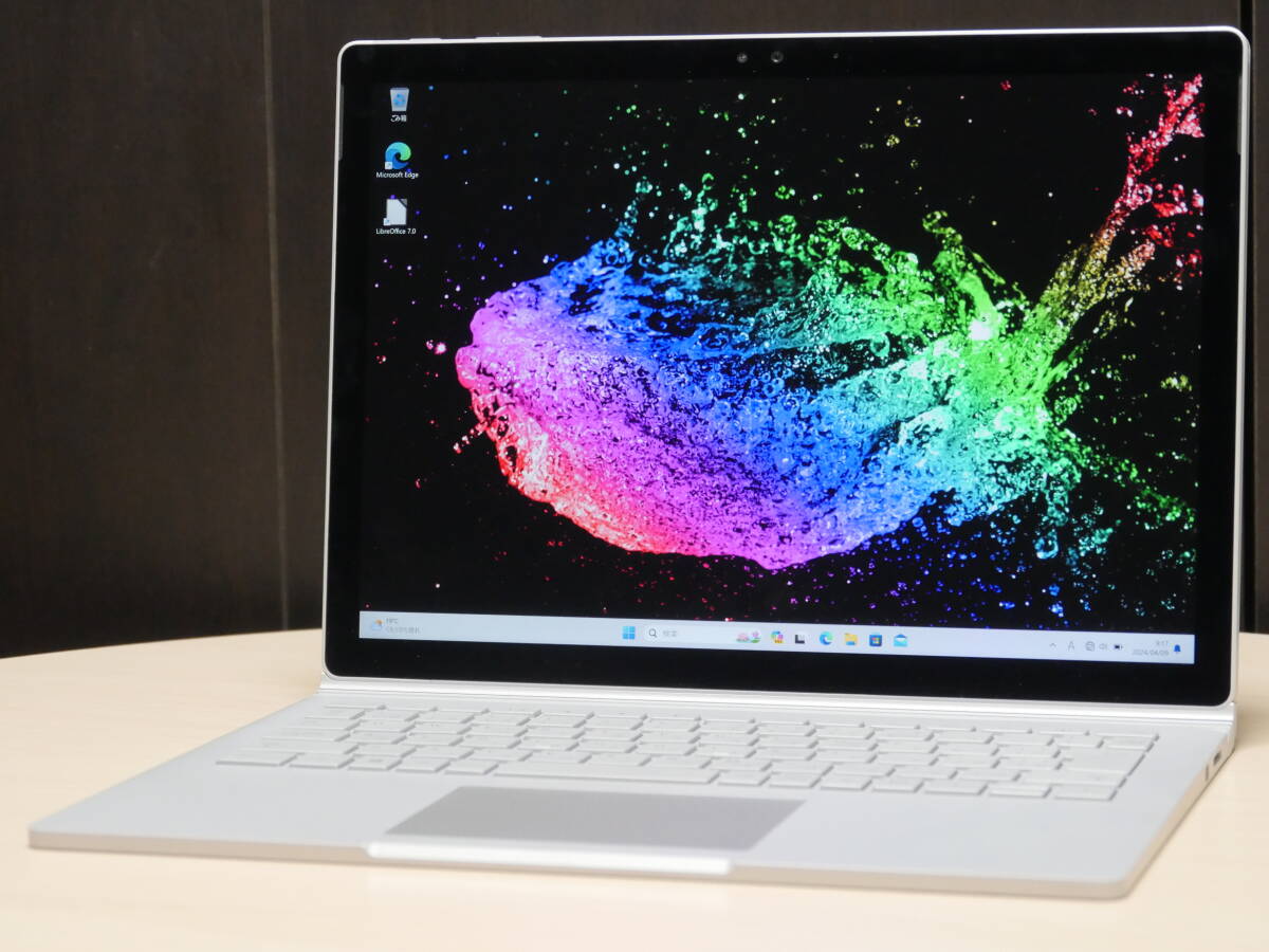 Windows11 Microsoftt Surface Book タッチパネル 第6世代Core i5-6300U メモリ8GB SSD128GB Office