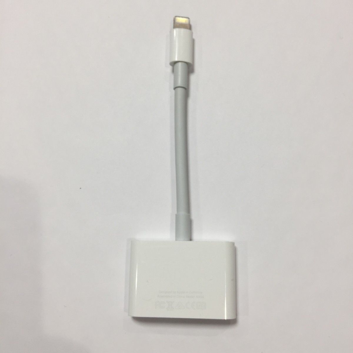 ②【HDMIケーブル付】Apple 純正 Lightning Digital avアダプタ MD826AM/A A1438