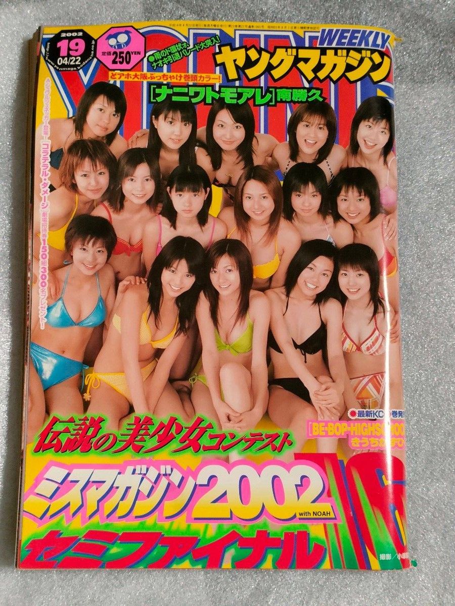 ヤングマガジン　2002年４月22日号　NO.19【ミスマガジン】【中川翔子】【若槻千夏】【田川恵理】【中村知世】【安田美沙子】