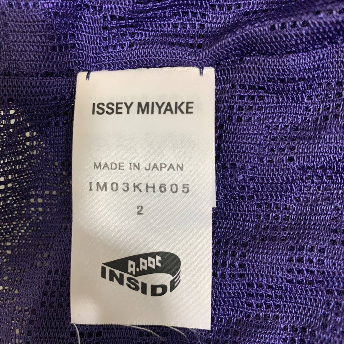 イッセイミヤケ ISSEY MIYAKE A-POC / シアーカットソー フリンジ レイヤード チュニックの画像7