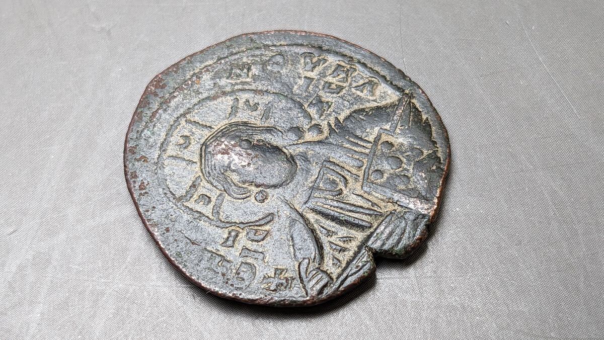 S4227 古美術 古銭 硬貨 硬幣 貨幣 外国銭 中世ヨーロッパコイン 重さ約8.99g アンティークの画像8