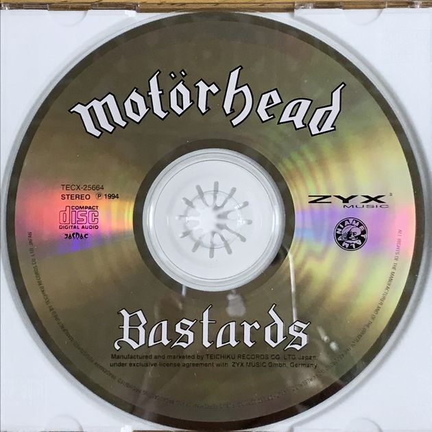 無念！帯無国内盤 Motorhead:モーターヘッド / Bastards:バスターズの画像5