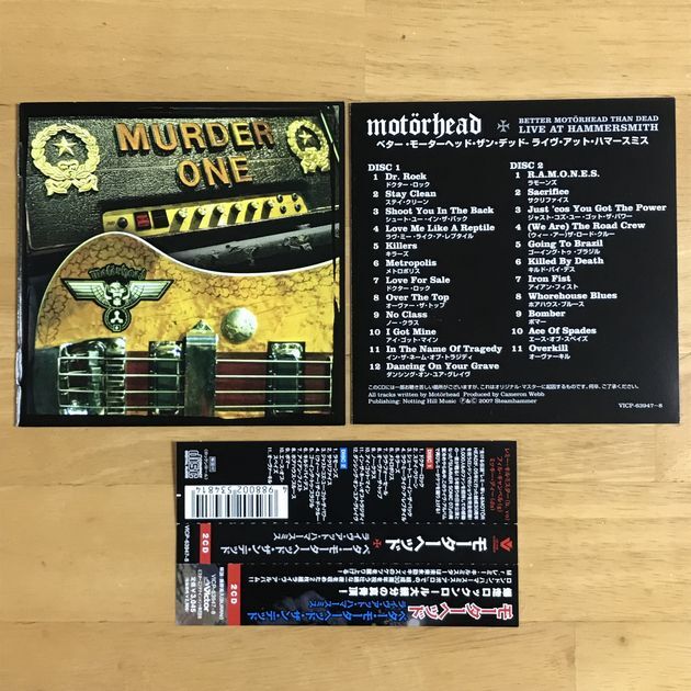 帯付国内盤 2CD Motorhead:モーターヘッド / ベター・モーターヘッド・ザン・デッド ライヴ・アット・ハマースミスの画像7