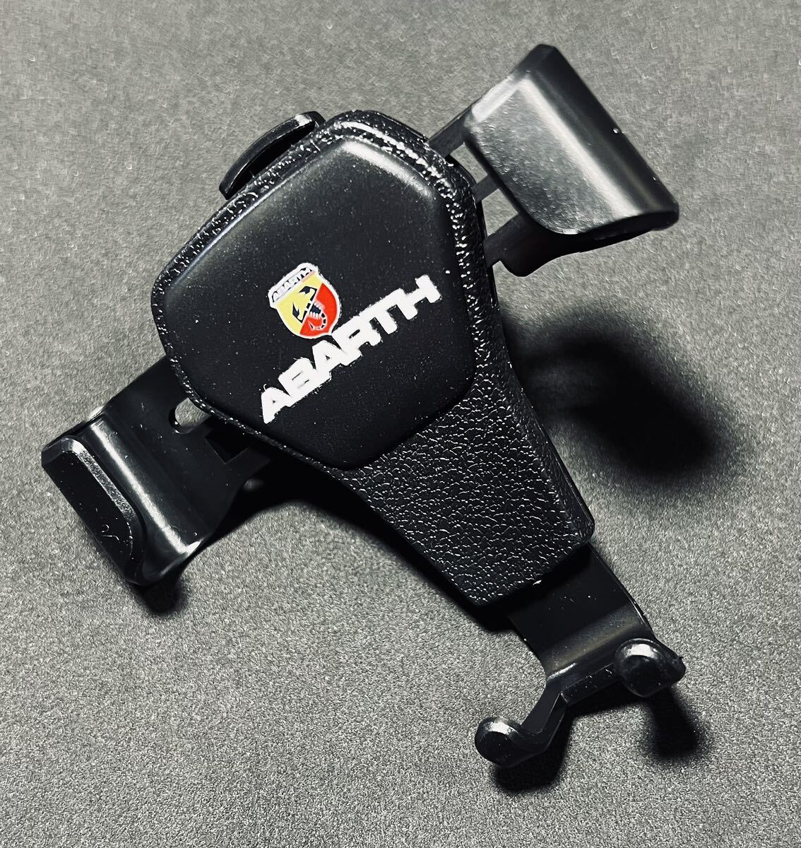 * ABARTH abarth smart phone holder clip type ABS made BLK black *