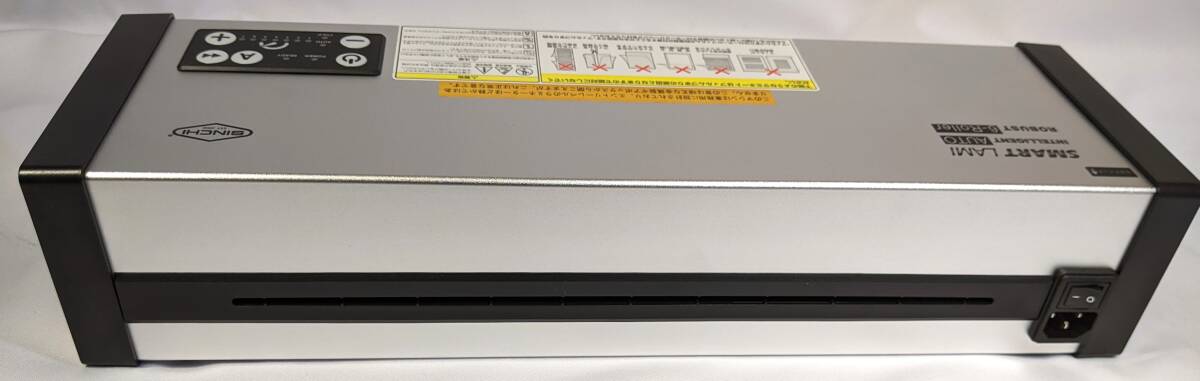 SINCHI ラミネーター SMART LAMI INTELLIGENT AUTO SL612R サイズ:481×165×106mm A3/A4/B5/A6/名刺サイズ _画像6