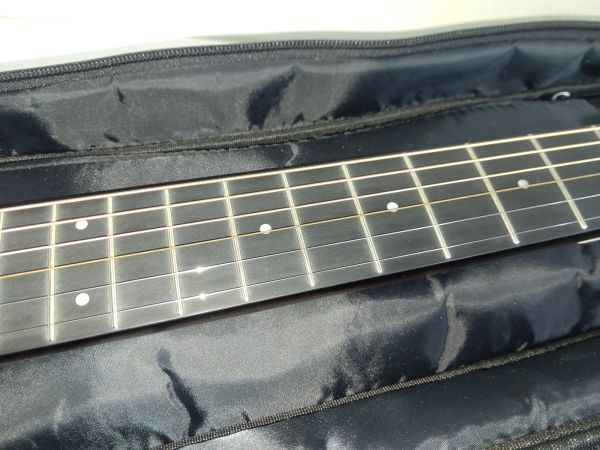 【1円出品】Donner トラベルギター ヘッドレスギター ミニギター ポータブルギター HUSH-I Mahoganyの画像10