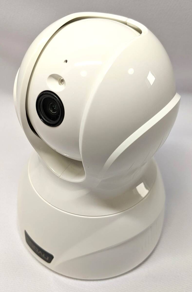 【1円出品】COOAU ネットワークカメラ 827 ホワイト 双方向音声 暗視強化 動体検知 Alexa対応 