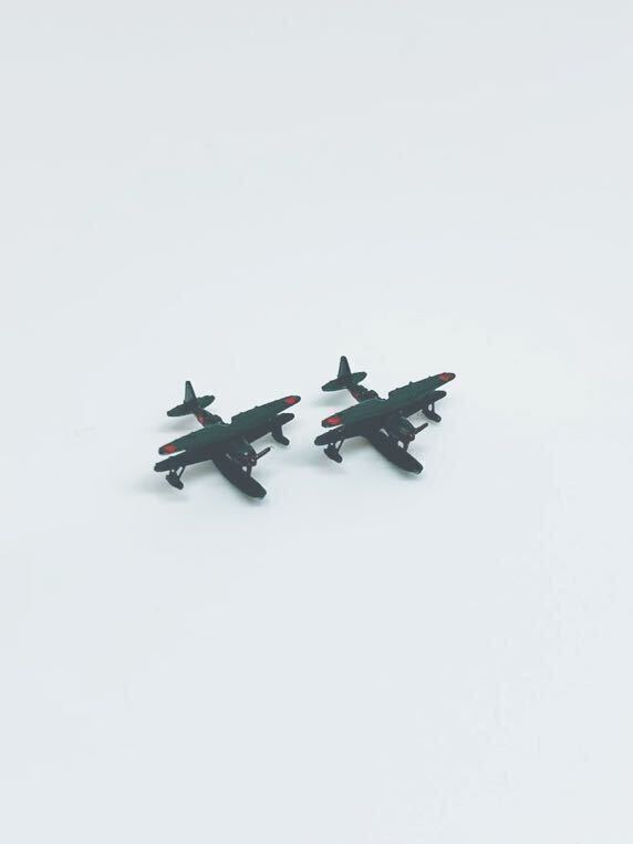 1/700 零式観測機(塗装済) 2機セットWWⅡ 完成品 塗装済み 海軍機　偵察機　プラモデル_画像1